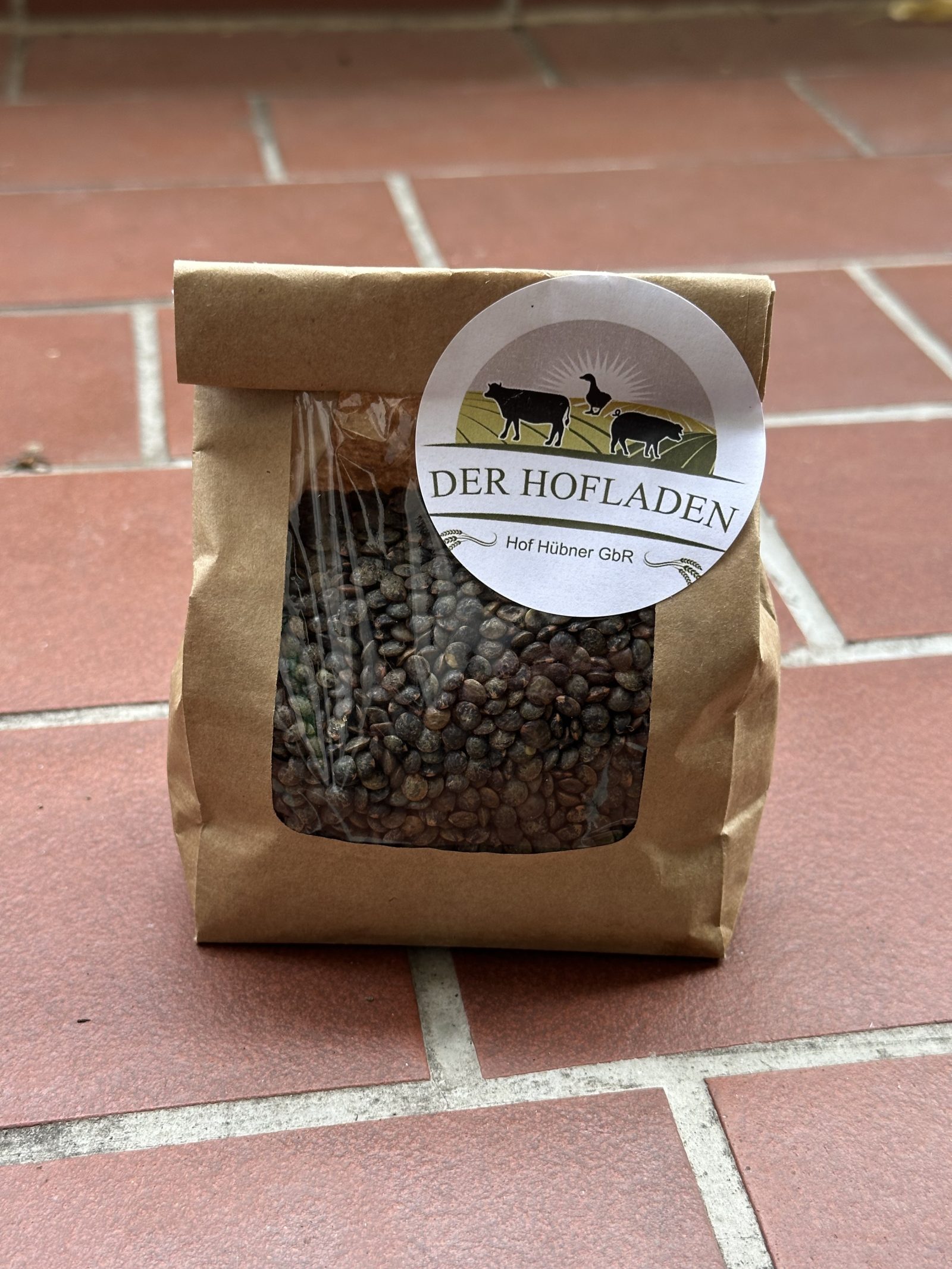 Linsen Grün Marmoriert (400g Packung)